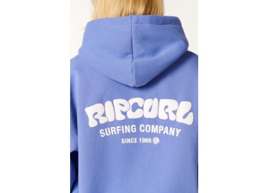Rip Curl Surf Puff Heritage Moteriškas Bliuzonas | Spalva Mid Blue | Surfwax