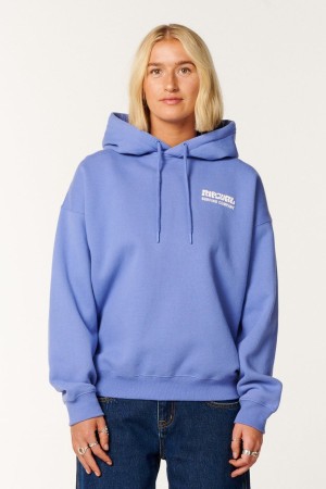 Rip Curl Surf Puff Heritage Moteriškas Bliuzonas | Spalva Mid Blue | Surfwax
