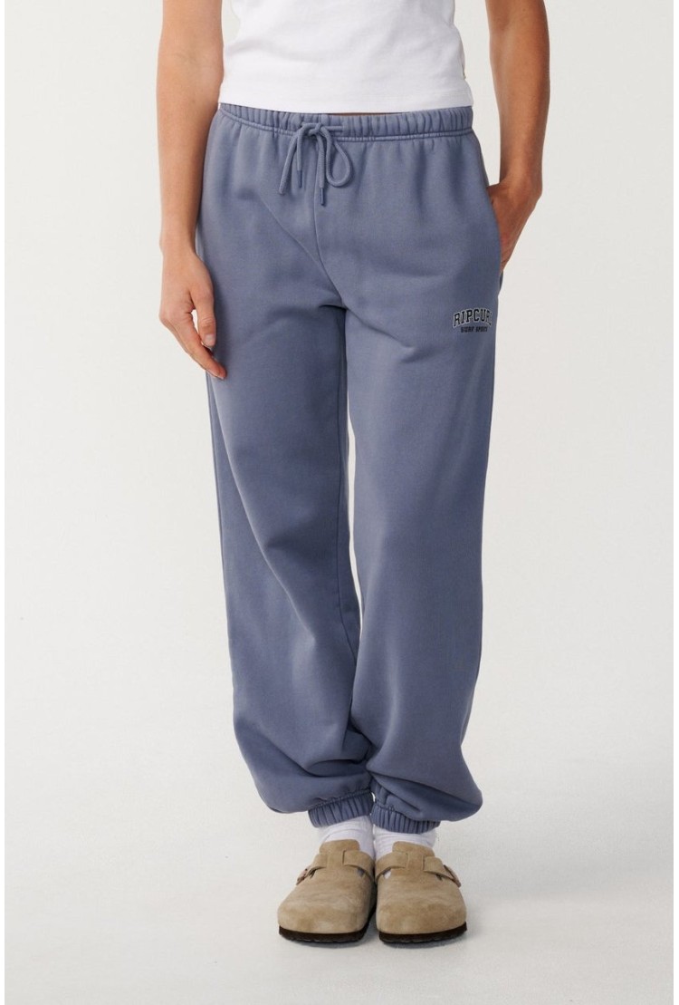 Rip Curl Varsity Sports Women's Track Pant | Color Blue Grey | Surfwax