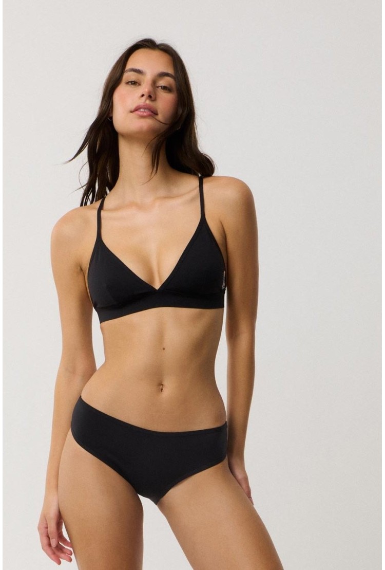 Rip Curl S-Series Women's Cross Back Bikini Top | Color Black | Surfwax