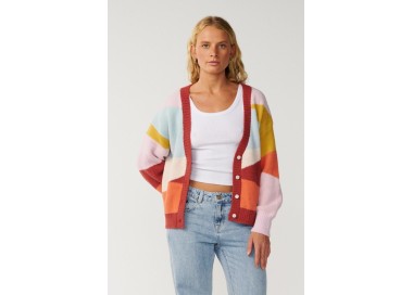 Rip Curl Surf Revival Jacquard Women's Cardigan | Color Multico | Surfwax