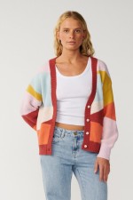 Rip Curl Surf Revival Jacquard Moteriškas Megztinis | Spalva Multico | Surfwax