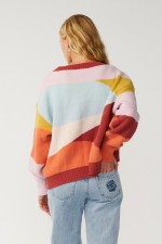Rip Curl Surf Revival Jacquard Moteriškas Megztinis | Spalva Multico | Surfwax