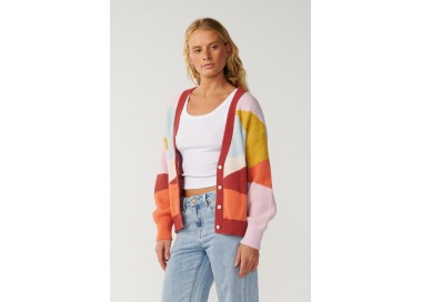 Rip Curl Surf Revival Jacquard Moteriškas Megztinis | Spalva Multico | Surfwax