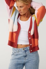 Rip Curl Surf Revival Jacquard Women's Cardigan | Color Multico | Surfwax