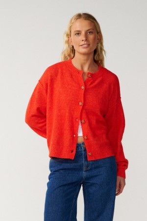 Rip Curl Emily Women's Cardigan | Color Red | Surfwax