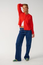 Rip Curl Emily Moteriškas Megztinis | Spalva Red | Surfwax