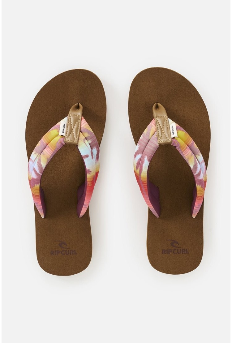Rip Curl Freedom Plush Bloom Sandals For Women | Color Dark Plum | Surfwax