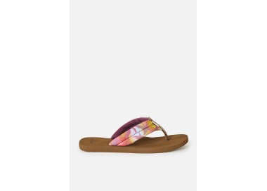 Rip Curl Freedom Plush Bloom Šlepetės Moterims | Spalva Dark Plum | Surfwax