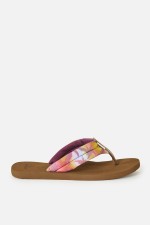 Rip Curl Freedom Plush Bloom Sandals For Women | Color Dark Plum | Surfwax