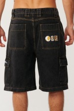 Rip Curl S-Series Denim Cargo Shorts For Men | Color Washed Black | Surfwax