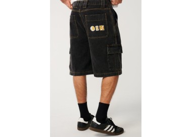Rip Curl S-Series Denim Cargo Vyriški Šortai | Spalva Washed Black | Surfwax