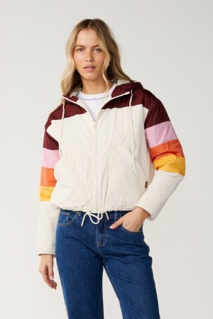 Rip Curl Keepsakes Moteriška Bomber Striukė | Spalva Dark Plum | Surfwax
