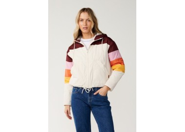 Rip Curl Keepsakes Moteriška Bomber Striukė | Spalva Dark Plum | Surfwax