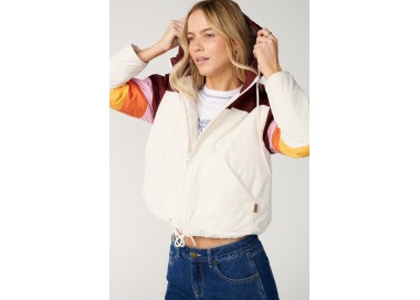 Rip Curl Keepsakes Moteriška Bomber Striukė | Spalva Dark Plum | Surfwax