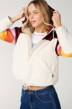 Rip Curl Keepsakes Moteriška Bomber Striukė | Spalva Dark Plum | Surfwax