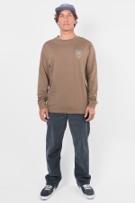 Oxbow Inverted Men's Long Sleeve T-Shirt | Color Pebble | Surfwax