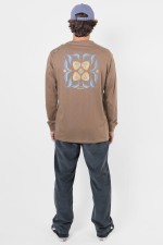 Oxbow Inverted Men's Long Sleeve T-Shirt | Color Pebble | Surfwax