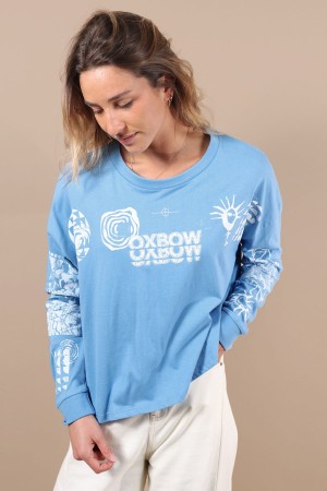 Oxbow Random Women's Long Sleeve Top | Silver Lake