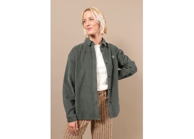 Oxbow Cord Women's Shirt | Color Pewter | Surfwax
