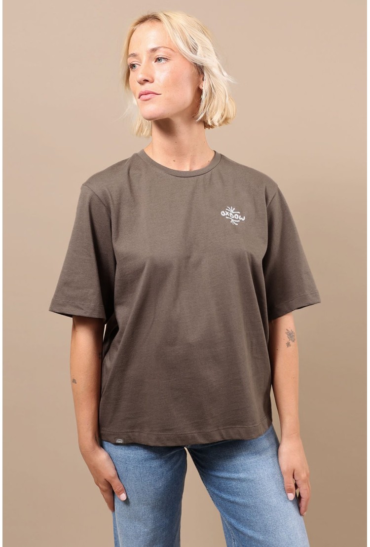 Oxbow Melt Women's T-Shirt | Color Pebble | Surfwax