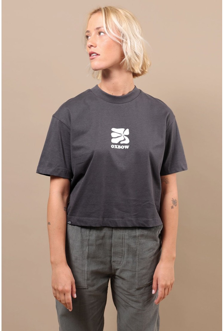 Oxbow Retroflo Crop Top | Color Caviar | Surfwax