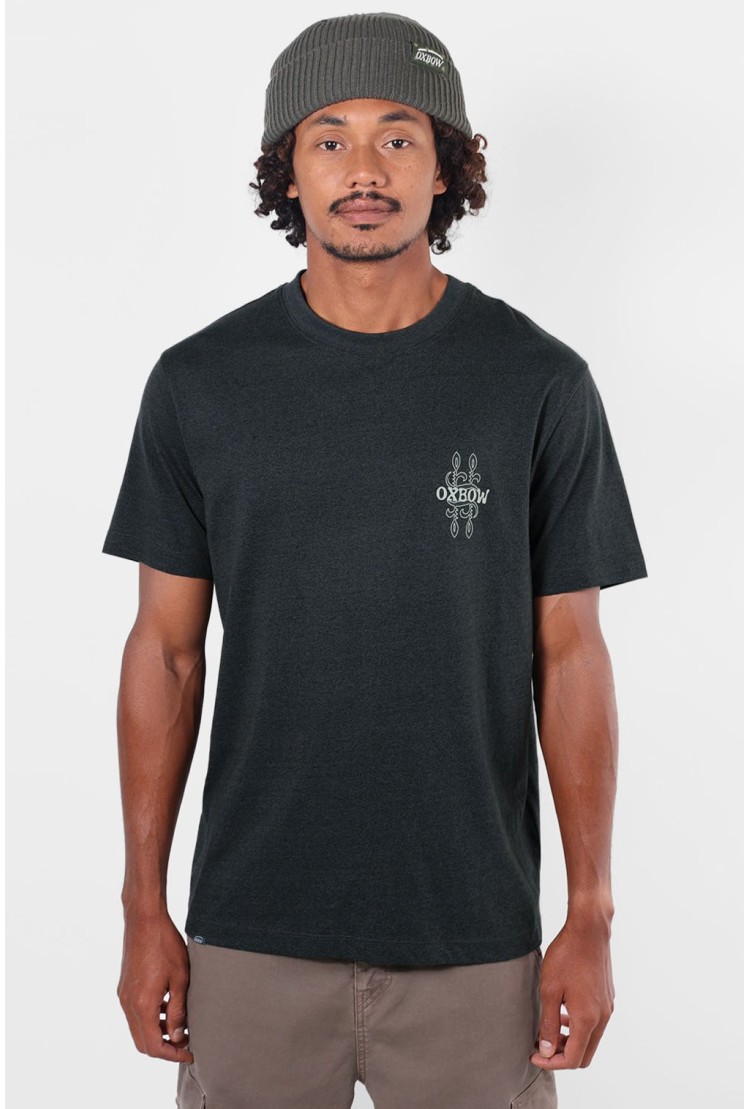 Oxbow Arabesk Men's T-Shirt | Color Pewter | Surfwax