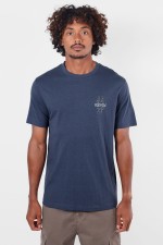 Oxbow Arabesk Vyriški Marškinėliai | Spalva Vintage Indigo | Surfwax