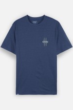 Oxbow Arabesk Vyriški Marškinėliai | Spalva Vintage Indigo | Surfwax