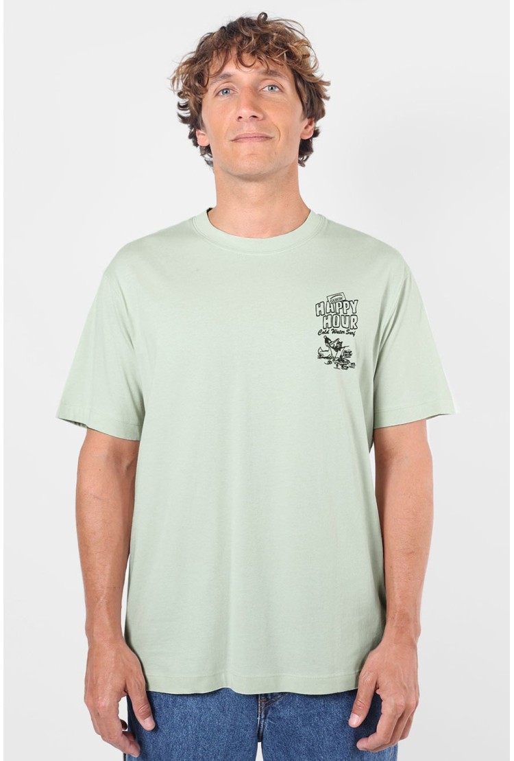 Oxbow Cold Men's T-Shirt | Color Foam Grey | Surfwax