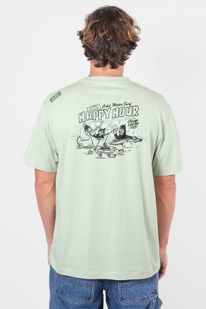 Oxbow Cold Men's T-Shirt | Color Foam Grey | Surfwax