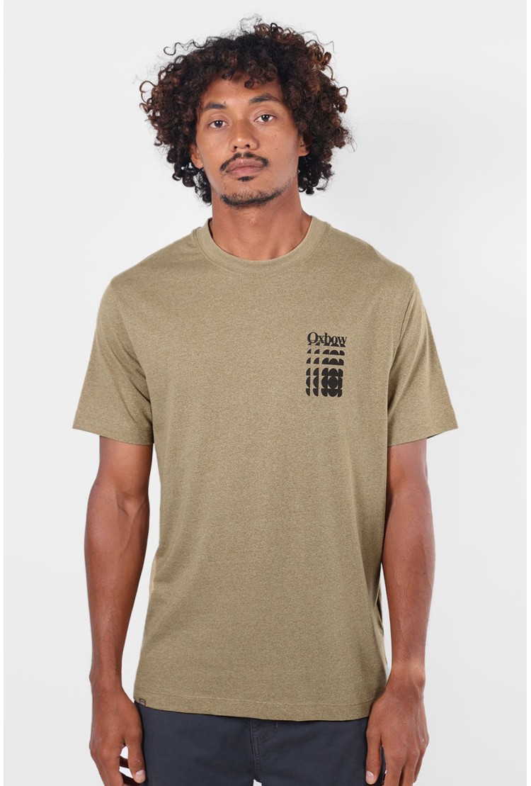 Oxbow Collage Men's T-Shirt | Color Light Brown | Surfwax