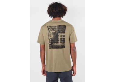Oxbow Collage Vyriški Marškinėliai | Spalva Light Brown | Surfwax