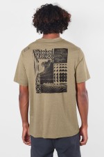 Oxbow Collage Men's T-Shirt | Color Light Brown | Surfwax
