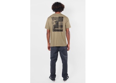 Oxbow Collage Men's T-Shirt | Color Light Brown | Surfwax