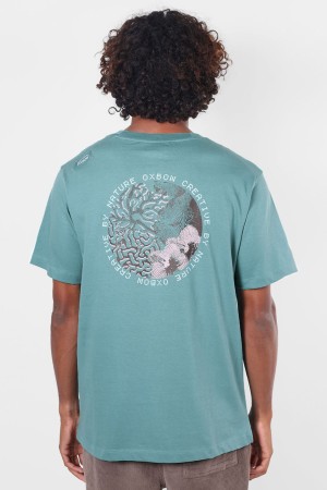 Oxbow Coral Vyriški Marškinėliai | Spalva Brittany | Surfwax