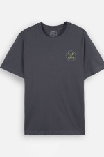 Oxbow Coral Vyriški Marškinėliai | Spalva Caviar | Surfwax