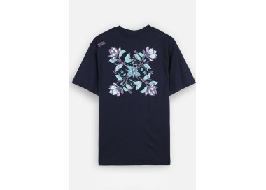Oxbow Floral Vyriški Marškinėliai | Deep Marine | Surfwax
