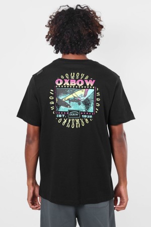 Oxbow Poster Vyriški Marškinėliai | Black | Surfwax