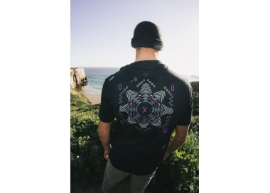 Oxbow Psych Vyriški Marškinėliai | Black | Surfwax