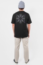 Oxbow Psych Men's T-Shirt | Black | Surfwax