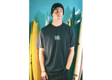 Oxbow Repeater Vyriški Marškinėliai | Black | Surfwax