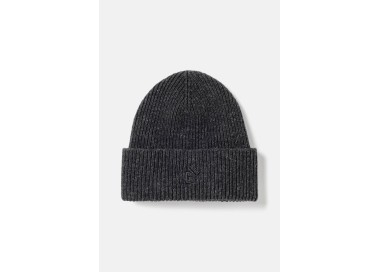 Elvine Rib Megzta Kepurė | Dark Grey Melange | Surfwax
