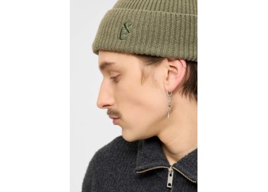 Elvine Rib Megzta Kepurė | Light Olive | Surfwax