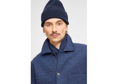 Elvine Rib Megzta Kepurė | Navy Melange | Surfwax