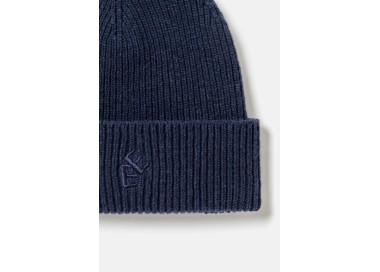 Elvine Rib Megzta Kepurė | Navy Melange | Surfwax
