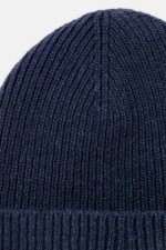 Elvine Rib Megzta Kepurė | Navy Melange | Surfwax