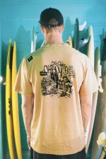 Oxbow Shape Men's T-Shirt | Tan | Surfwax