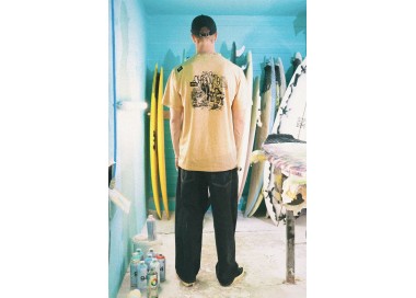 Oxbow Shape Vyriški Marškinėliai | Tan | Surfwax