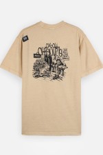 Oxbow Shape Vyriški Marškinėliai | Tan | Surfwax
